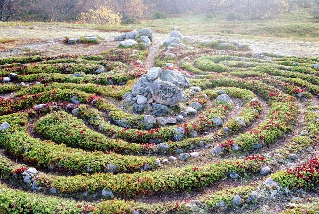 Een labyrinth in Rusland