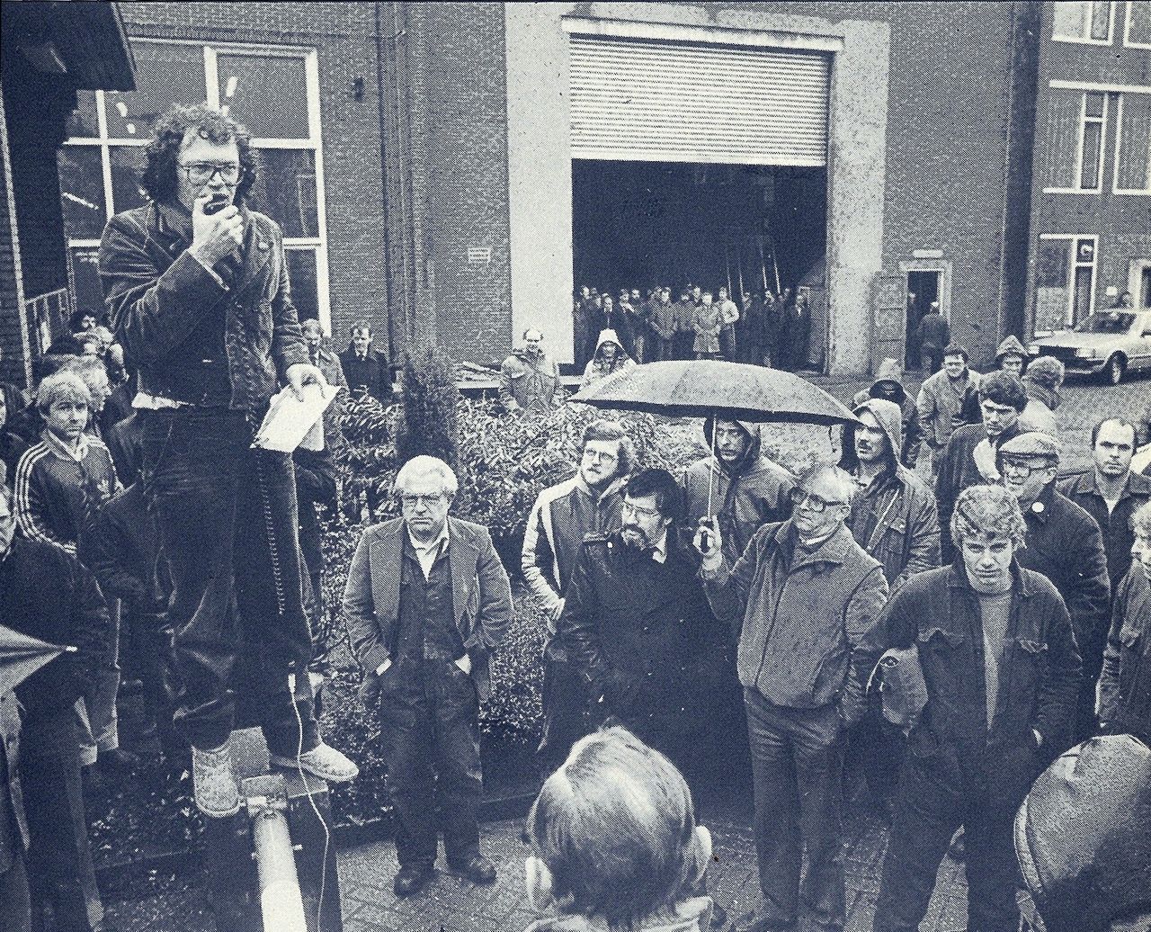Fotoboek Nijmegen: Aktieplan Werkgelegenheid rond de jaren tachtig.